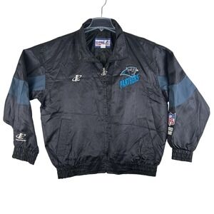 Vintage Carolina Panthers Jacket Mens Large NFL Football Logo Athletic 90s Retro